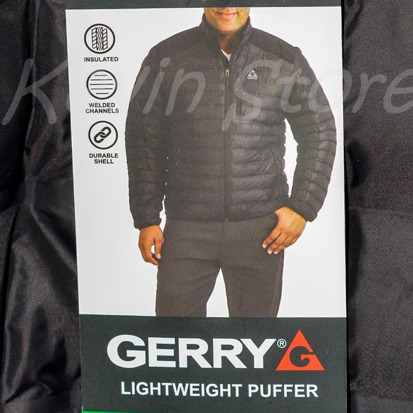 BLACK NWT Gerry Men’s Puffer‎ Jacket - Picture 1 of 8
